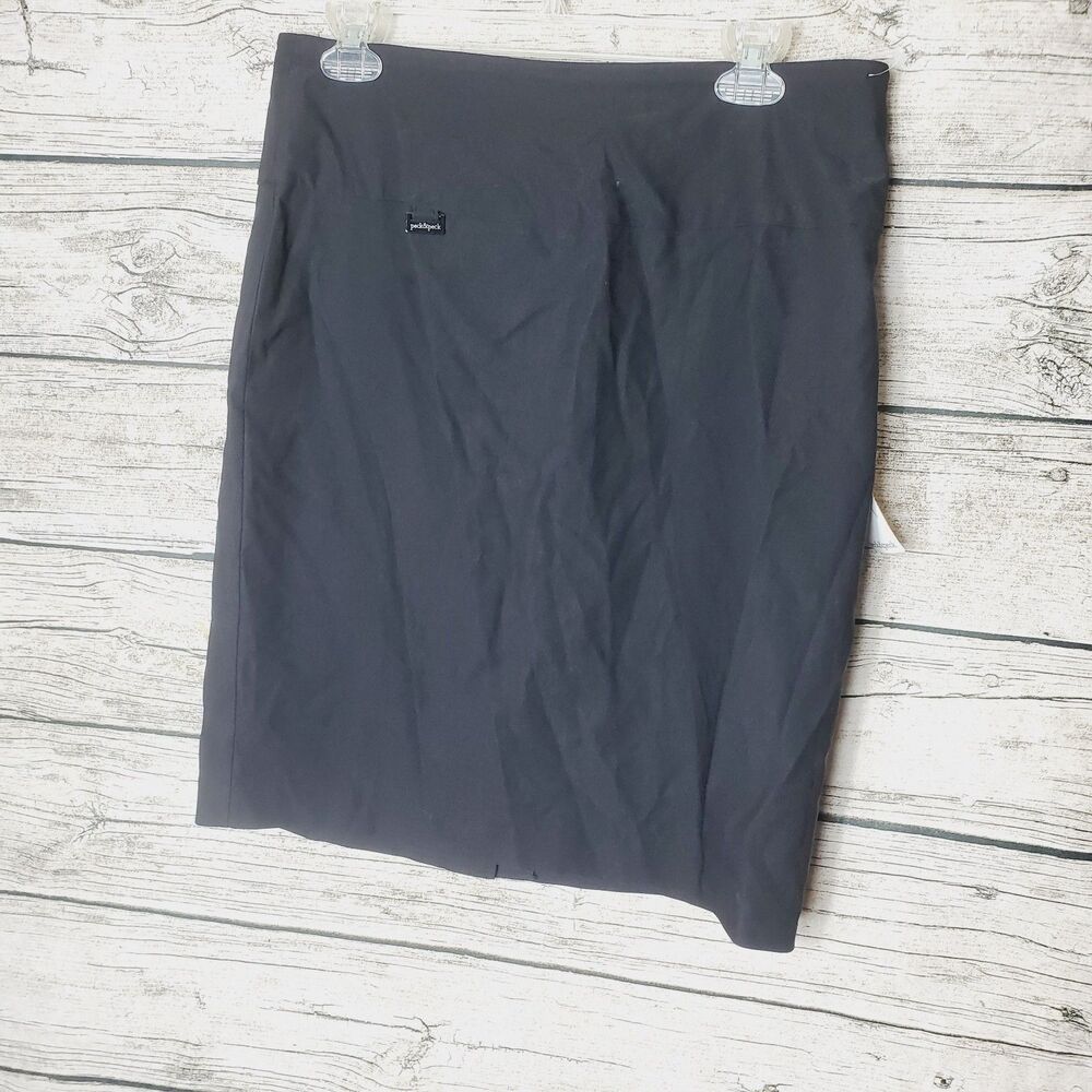 peck and peck Black Tummy Control Skirt Size 8 NWT